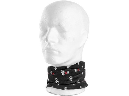 Šátek multifunkční CXS KATY, 23x45, černo-bílý